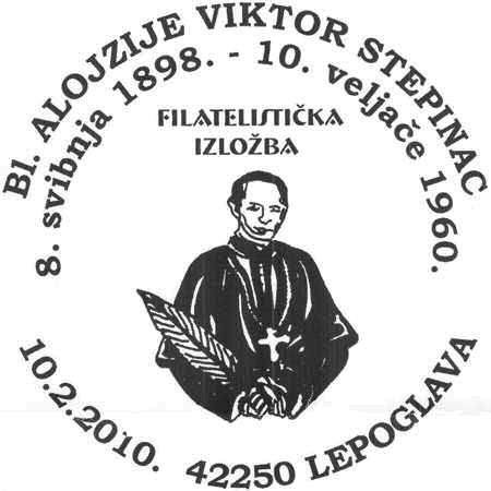 BL. ALOJZIJE VIKTOR STEPINAC<br>8. SVIBNJA 1898. - 10. VELJAČE 1960.
